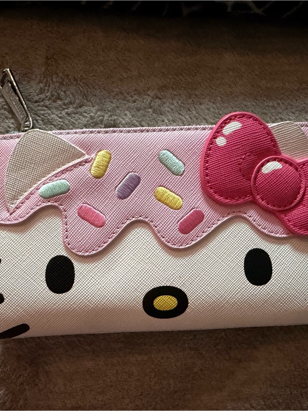 Sanrio Hello Kitty Pink Bow Sprinkles Wallet